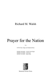 Prayer for the Nation SATB choral sheet music cover